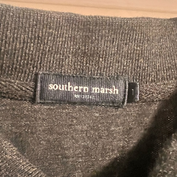 FINAL PRICE DROP Men’s Southern Marsh Charcoal Gray Polo - Picture 6 of 7